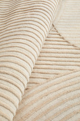 Lana Beige Arch Woollen Rug