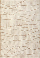 Fossil Cream Beige Modern Textured Rug