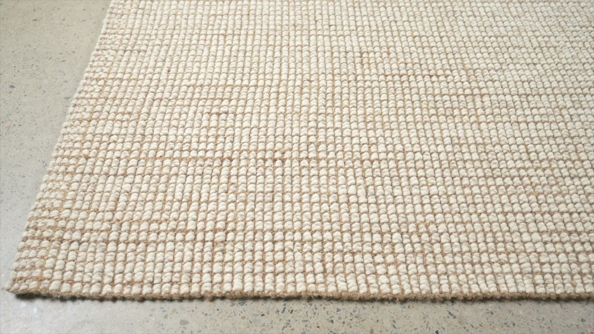 Polar Wool Jute Natural Rug