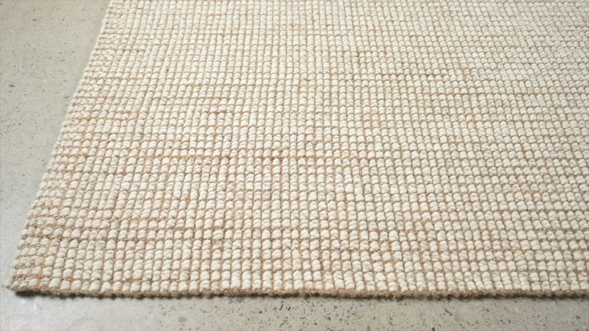 Polar Wool Jute Natural Rug – Lost Design Society Rugs