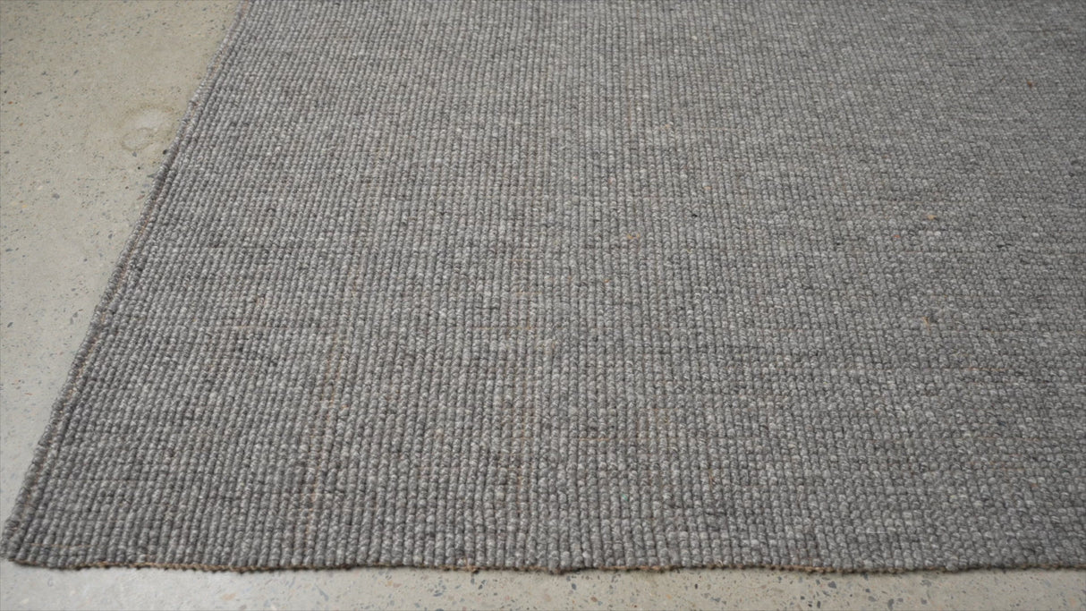 Mallow Wool Jute Graphite Rug