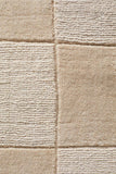 Almeria Squares  Wool Rug Oatmeal