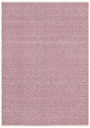 Cotton and Jute Flatweave Pink Rug - Lost Design Society