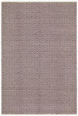 Cotton and Jute Flatweave Purple Rug