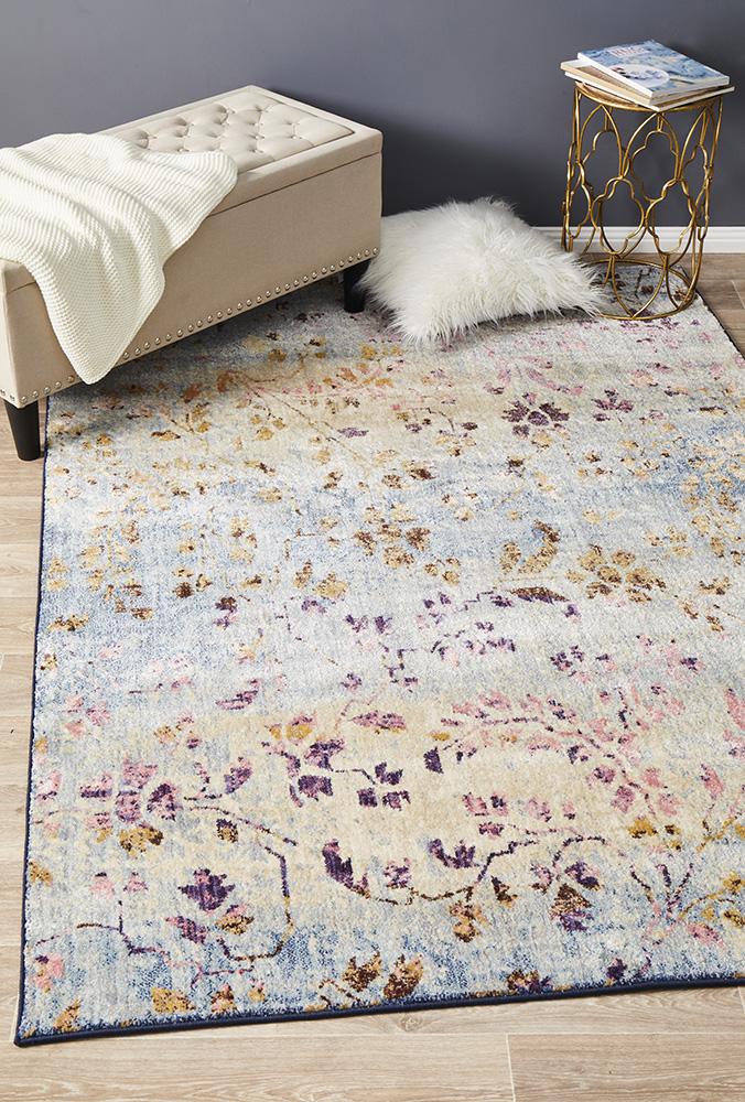 Florence Stunning Designer Abrash Transitional Rug Pastel