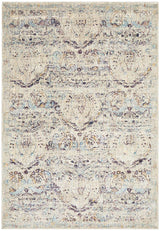 Limerick Stunning Designer Abrash Transitional Rug Silver Blue