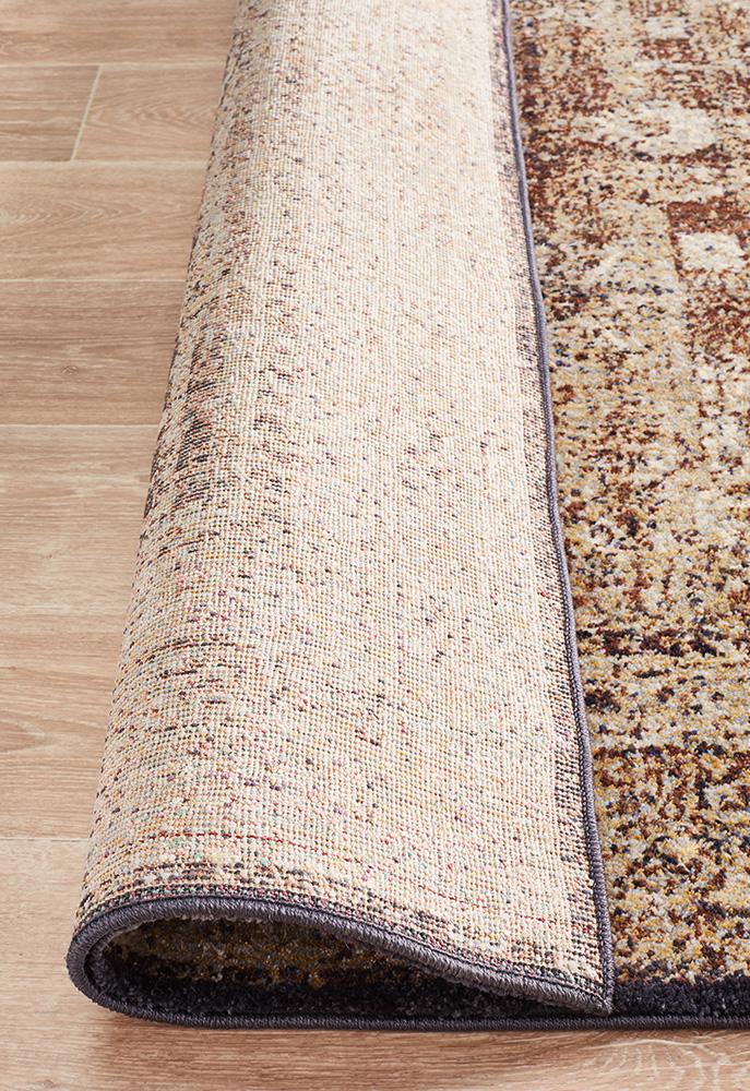 Reflect Stunning Designer Abrash Transitional Rug Granite