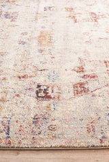 Fethiye Stunning Designer Abrash Transitional Rug Multi