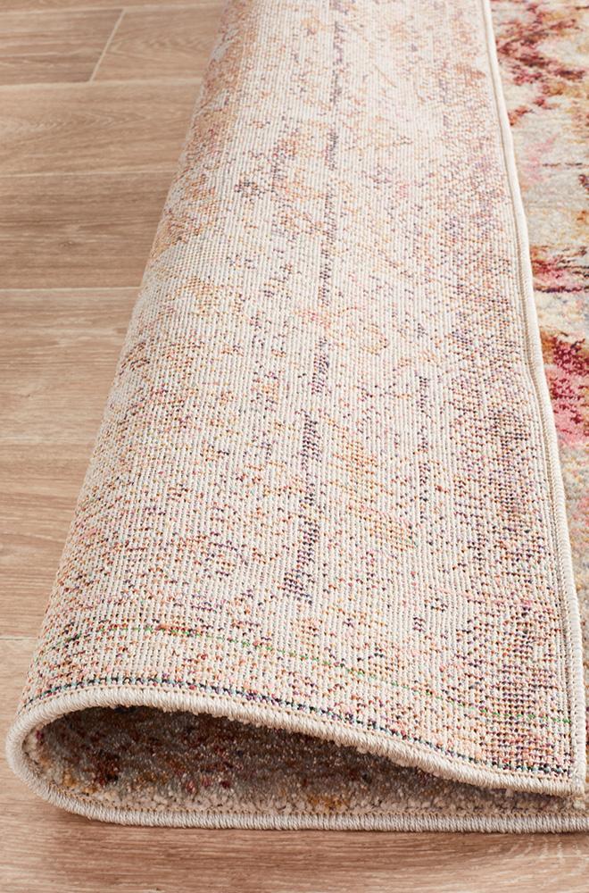 Fethiye Stunning Designer Abrash Transitional Rug Multi