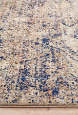 Dénia Stunning Designer Abrash Transitional Rug Blue