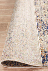 Dénia Stunning Designer Abrash Transitional Rug Blue