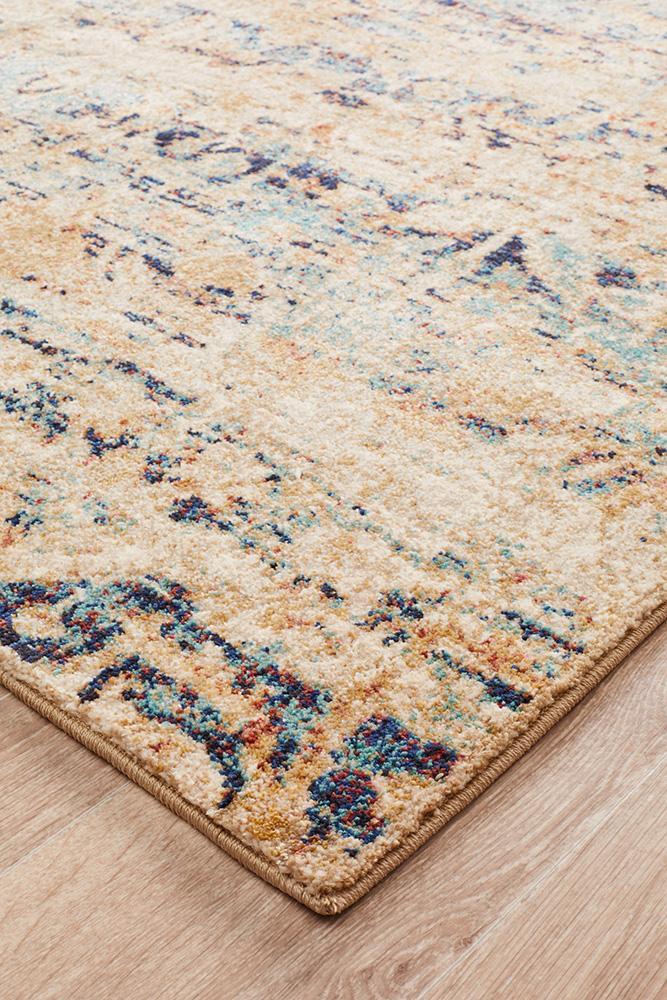 Noble Stunning Designer Abrash Transitional Rug Multi