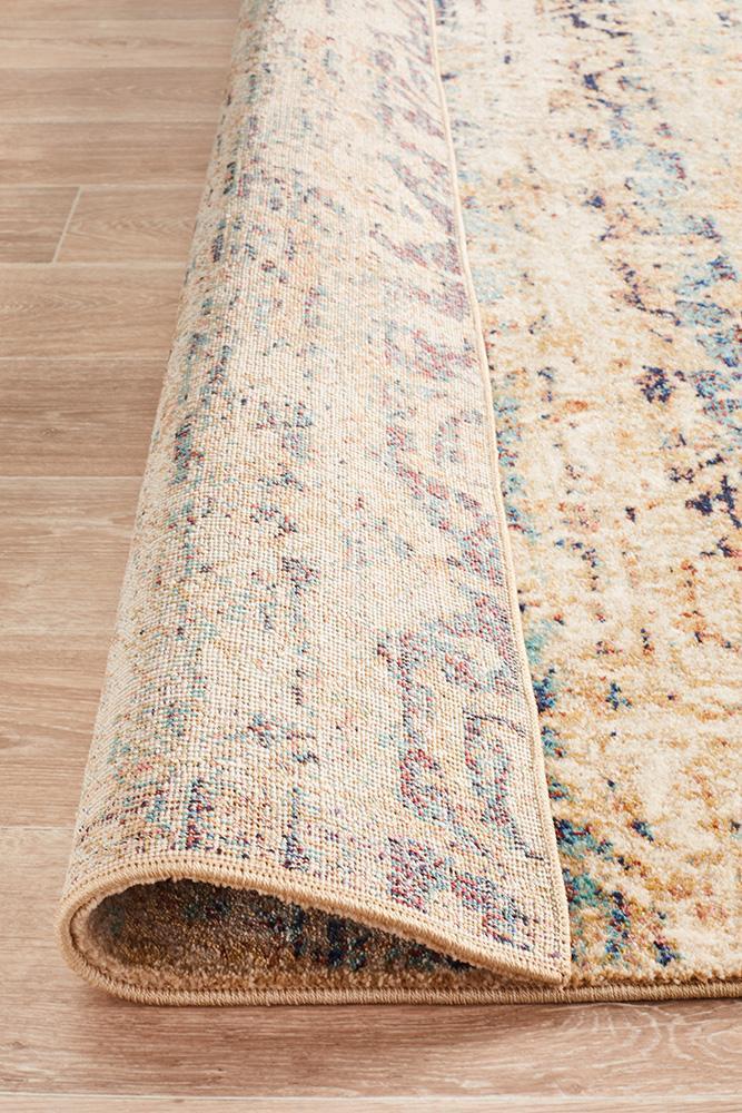 Noble Stunning Designer Abrash Transitional Rug Multi