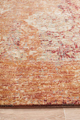 Melilla Stunning Designer Abrash Transitional Rug Copper