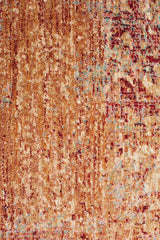 Melilla Stunning Designer Abrash Transitional Rug Copper