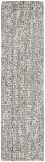 Polar Wool Jute Grey Rug