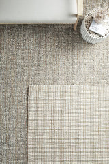 Polar Wool Jute Grey Rug