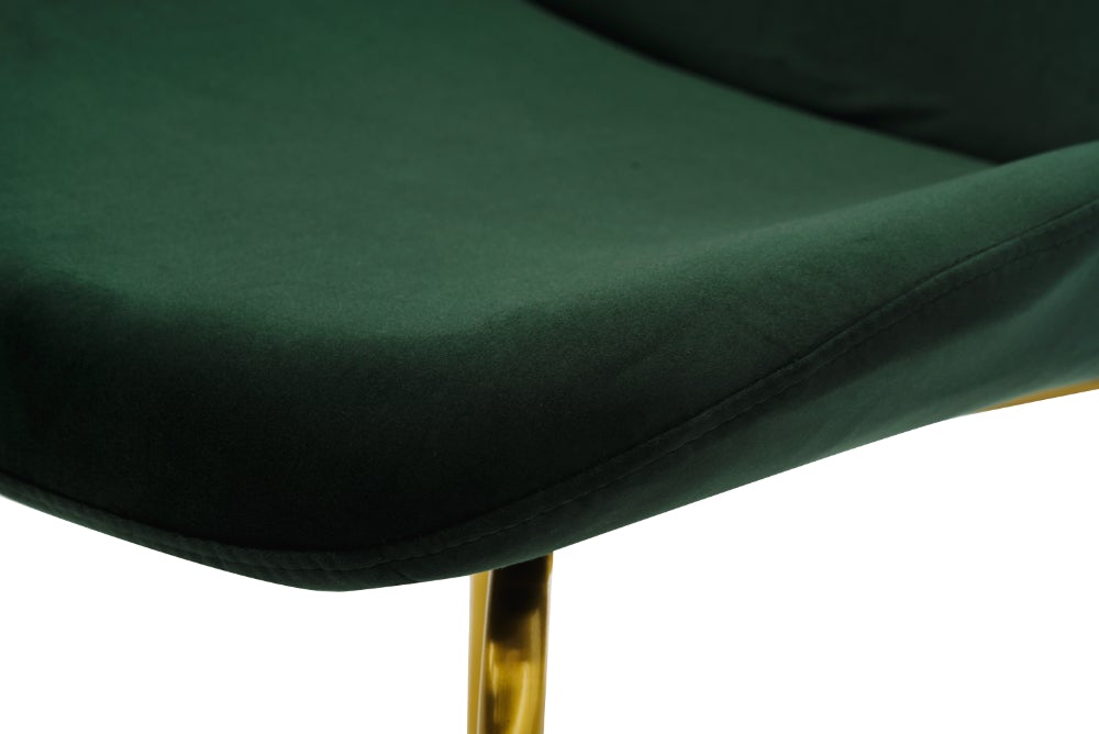 Lissone Emerald Velvet Dining Chairs - Set of 2