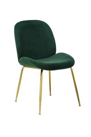 Lissone Emerald Velvet Dining Chairs - Set of 2