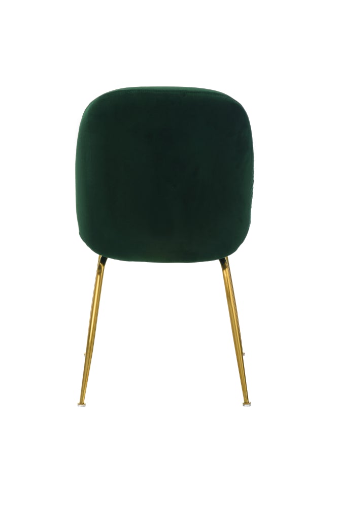 Lissone Emerald Velvet Dining Chairs - Set of 2