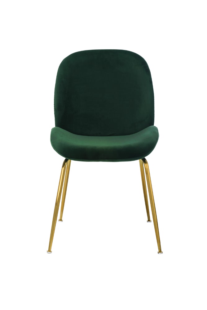 Lissone Emerald Velvet Dining Chairs - Set of 2