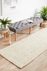 Chunky Natural Jute Barker Bleach Rug