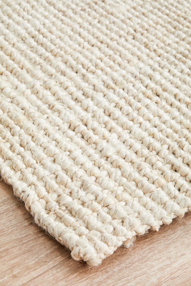 Chunky Natural Jute Barker Bleach Rug