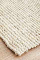 Chunky Natural Jute Barker Bleach Rug