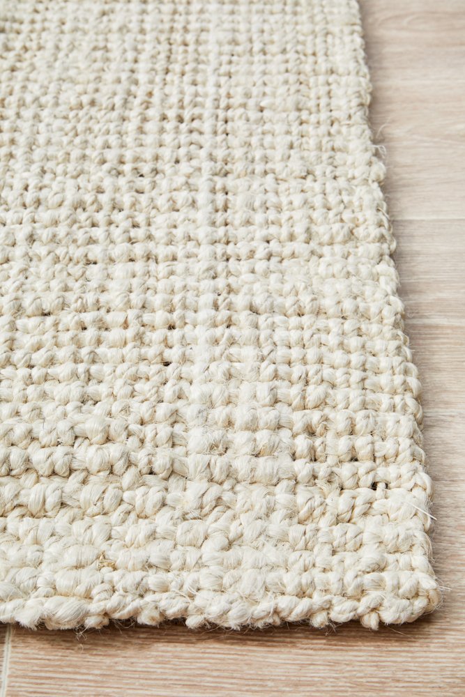 Chunky Natural Jute Barker Bleach Rug