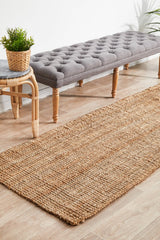 Chunky Natural Jute Barker Rug