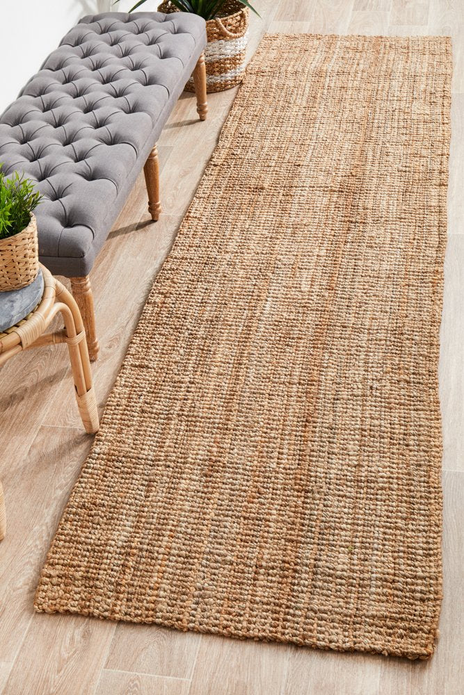 Chunky Natural Jute Barker Rug