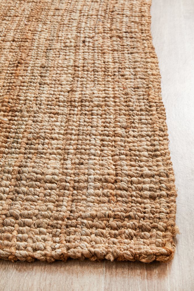 Chunky Natural Jute Barker Rug