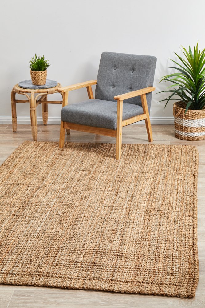 Chunky Natural Jute Barker Rug