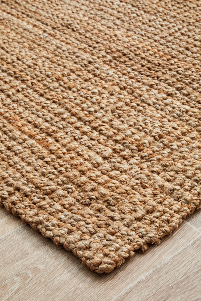 Chunky Natural Jute Barker Rug