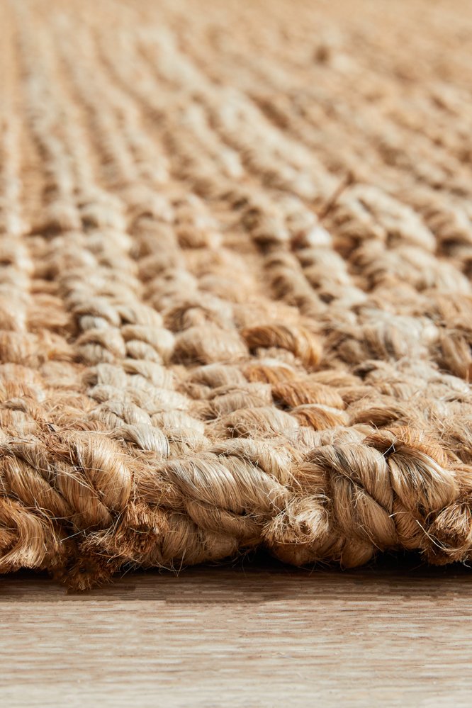 Chunky Natural Jute Barker Rug