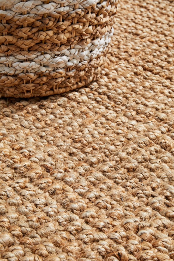 Chunky Natural Jute Barker Rug