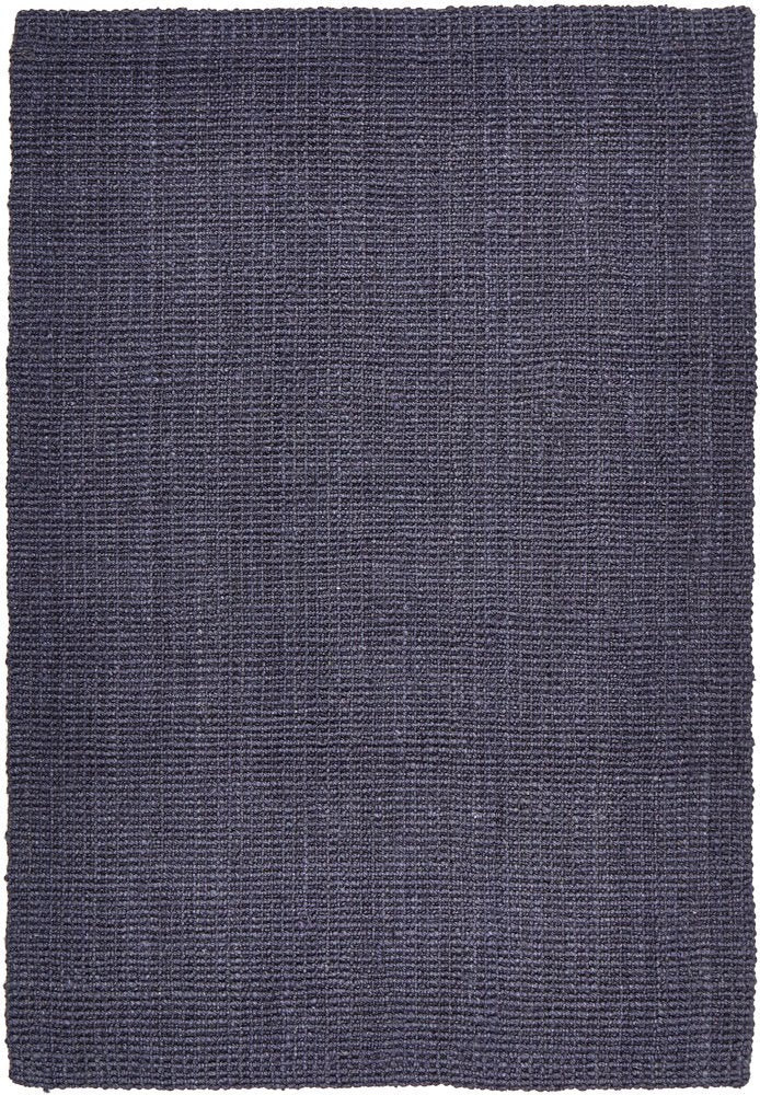 Chunky Natural Jute Barker Navy Rug