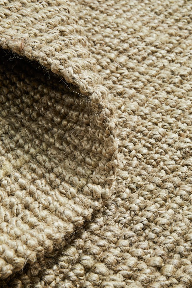 Chunky Natural Jute Barker Platinum Rug