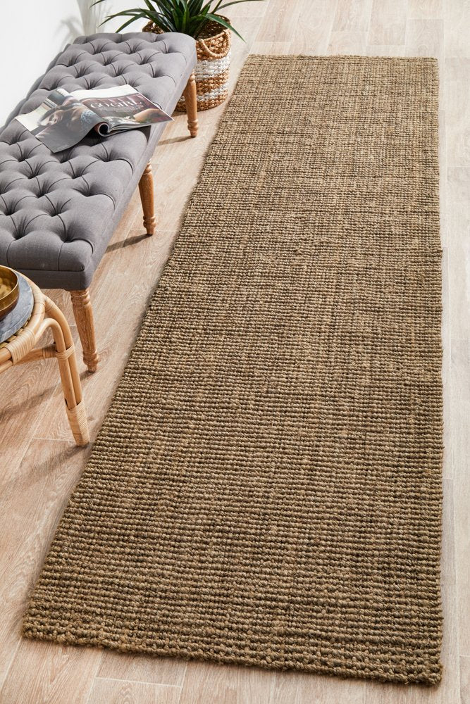 Chunky Natural Jute Barker Silver Rug