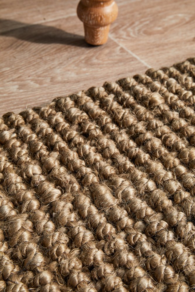 Chunky Natural Jute Barker Silver Rug