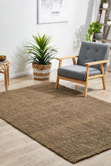 Chunky Natural Jute Barker Silver Rug