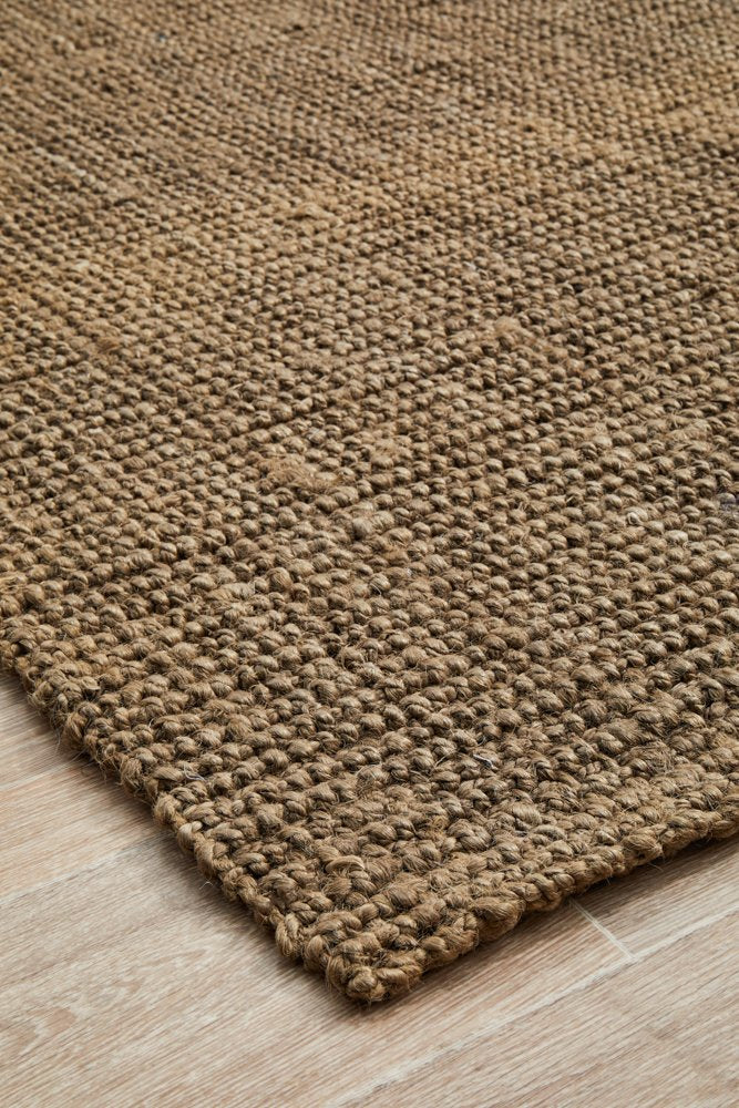 Chunky Natural Jute Barker Silver Rug