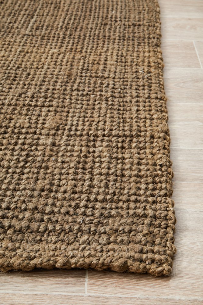 Chunky Natural Jute Barker Silver Rug