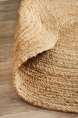 Round Jute Natural Rug