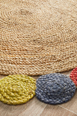 Miss Daisy Jute Round Rug