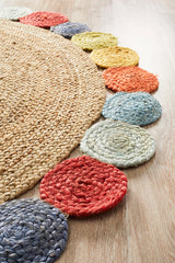 Miss Daisy Jute Round Rug