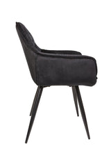 Chiara Midnight Velvet Dining Chairs - Set of 2