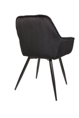 Chiara Midnight Velvet Dining Chairs - Set of 2