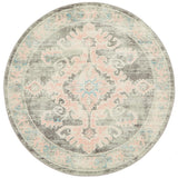 Boulevard Lane Grey Round Transitional Rug