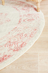 Boulevard Rose Round Transitional Rug